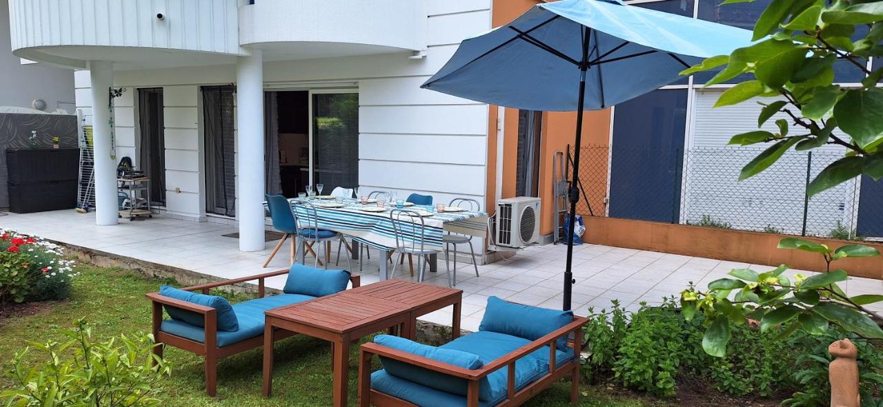 Charmant Appartement Residentiel Avec Terrasse, Jardin Privatif Et Piscine A Cannes Кан Екстериор снимка